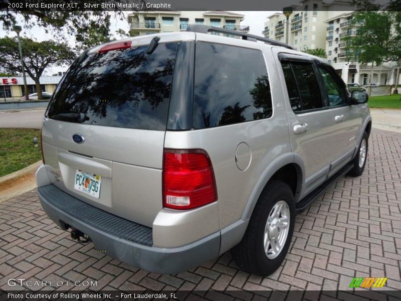 Silver Birch Metallic / Graphite 2002 Ford Explorer XLT