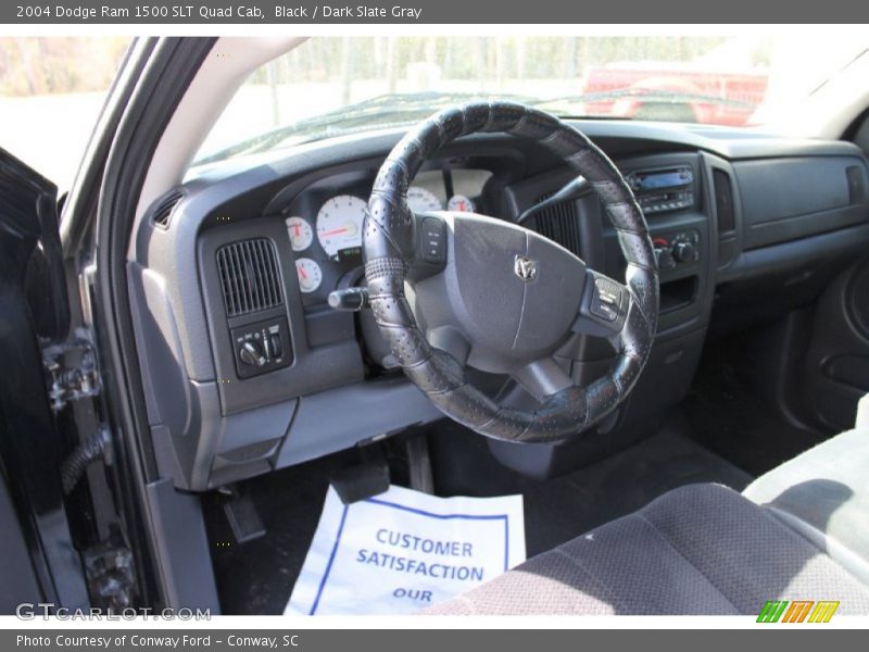 Black / Dark Slate Gray 2004 Dodge Ram 1500 SLT Quad Cab