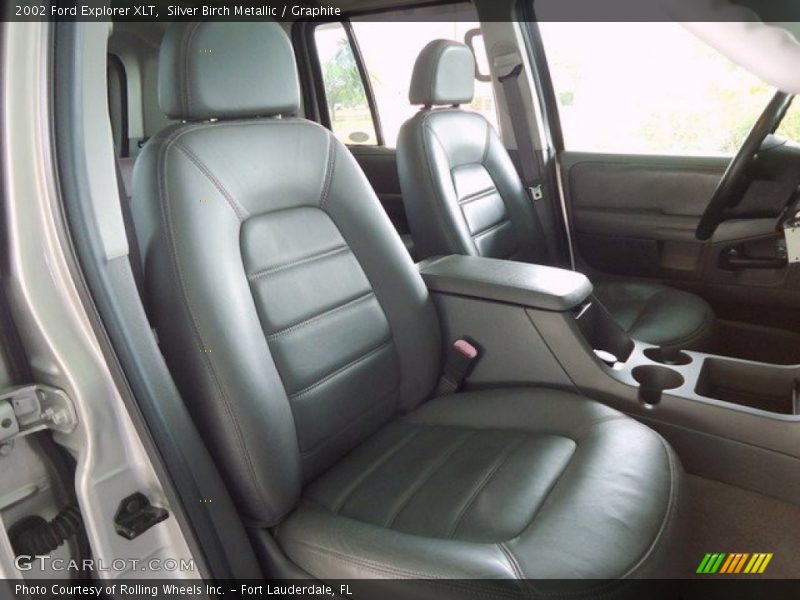 Silver Birch Metallic / Graphite 2002 Ford Explorer XLT