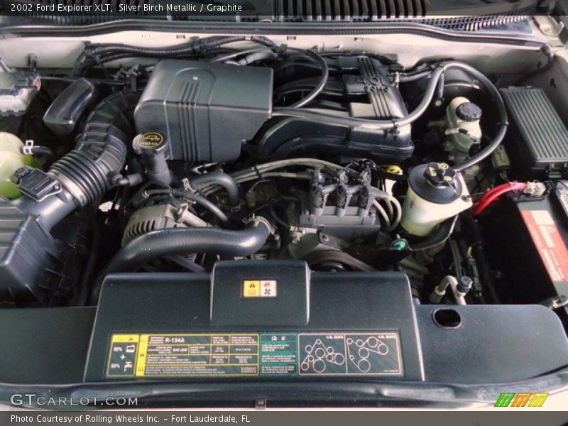 Silver Birch Metallic / Graphite 2002 Ford Explorer XLT