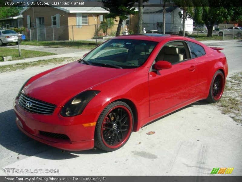 Laser Red / Wheat 2005 Infiniti G 35 Coupe