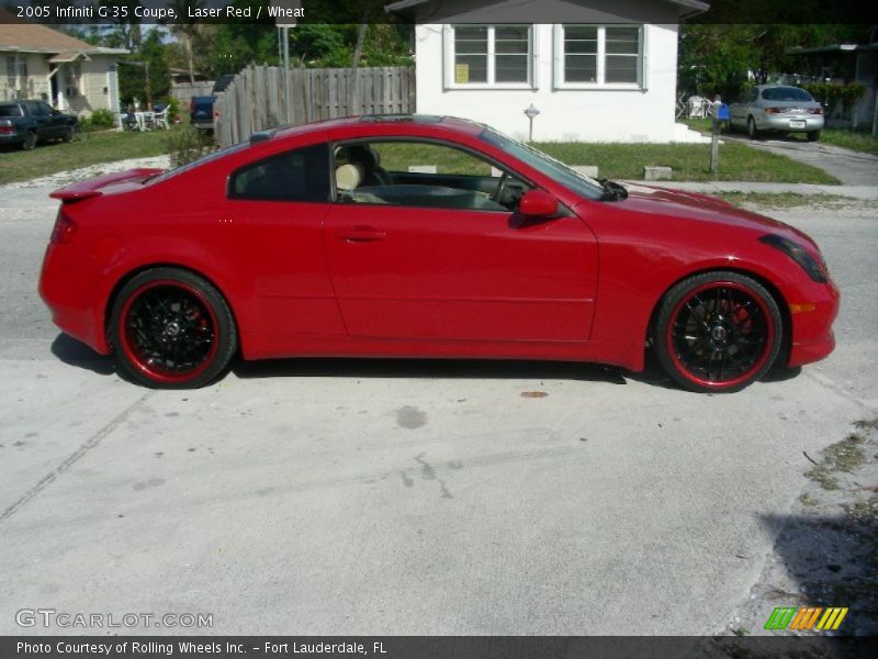 Laser Red / Wheat 2005 Infiniti G 35 Coupe