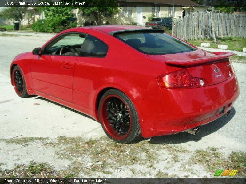 Laser Red / Wheat 2005 Infiniti G 35 Coupe