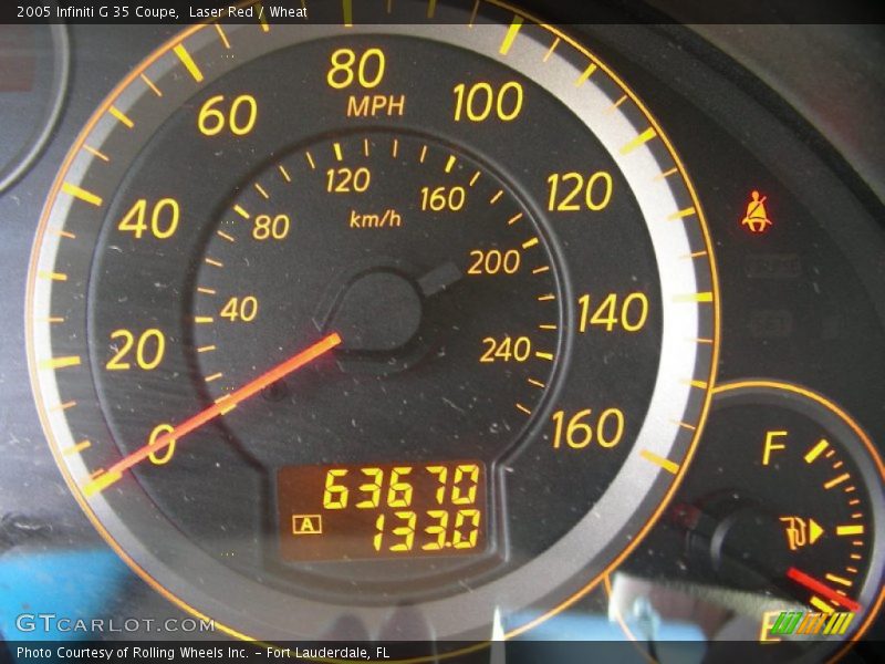 Laser Red / Wheat 2005 Infiniti G 35 Coupe