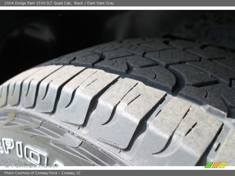 Black / Dark Slate Gray 2004 Dodge Ram 1500 SLT Quad Cab