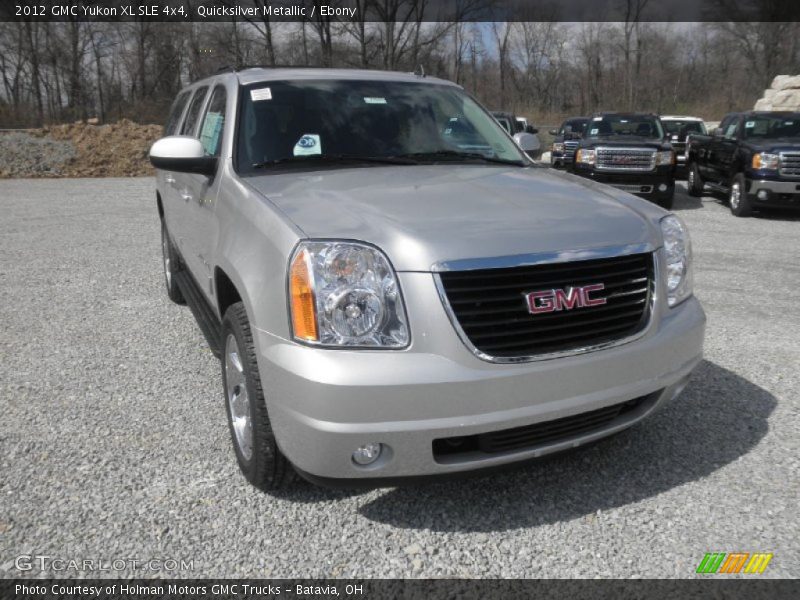 Quicksilver Metallic / Ebony 2012 GMC Yukon XL SLE 4x4