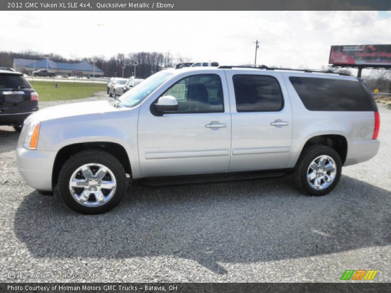 Quicksilver Metallic / Ebony 2012 GMC Yukon XL SLE 4x4