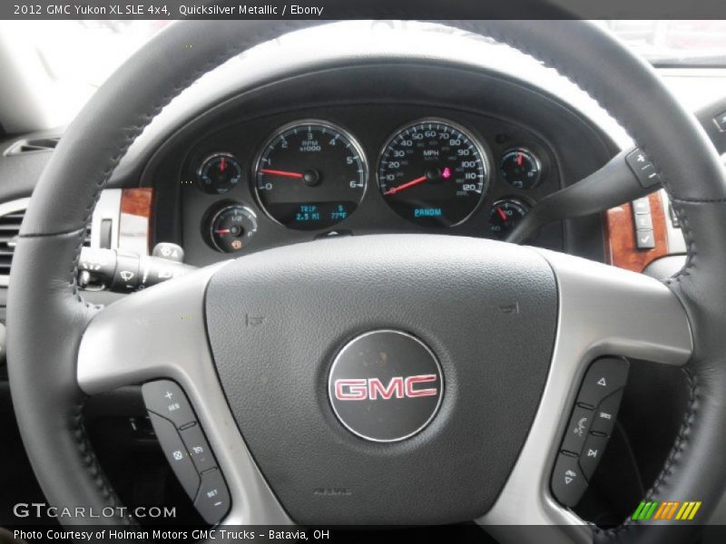 Quicksilver Metallic / Ebony 2012 GMC Yukon XL SLE 4x4