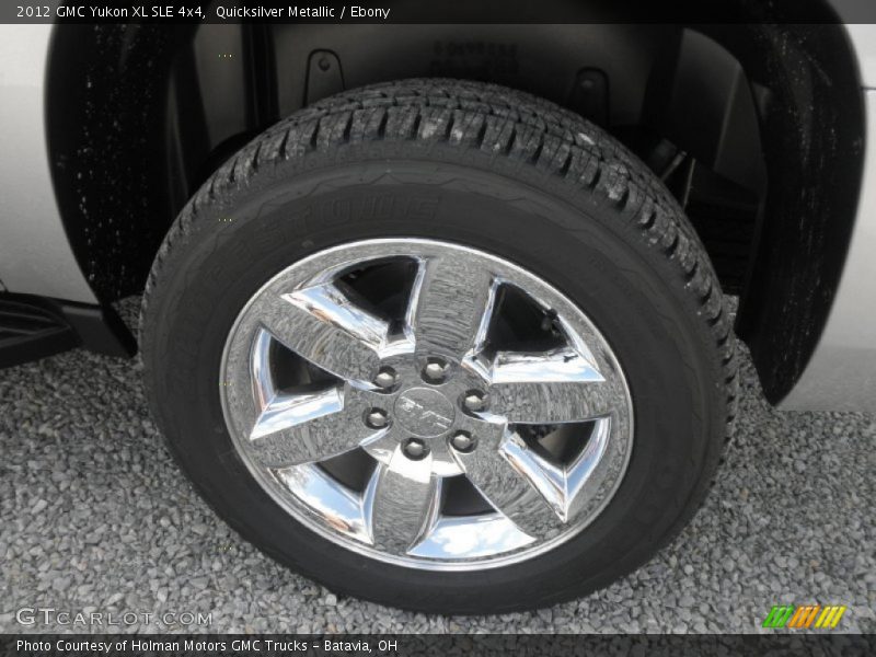 Quicksilver Metallic / Ebony 2012 GMC Yukon XL SLE 4x4