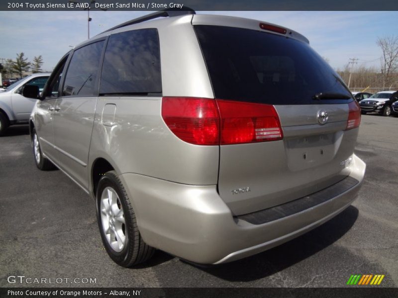 Desert Sand Mica / Stone Gray 2004 Toyota Sienna LE AWD