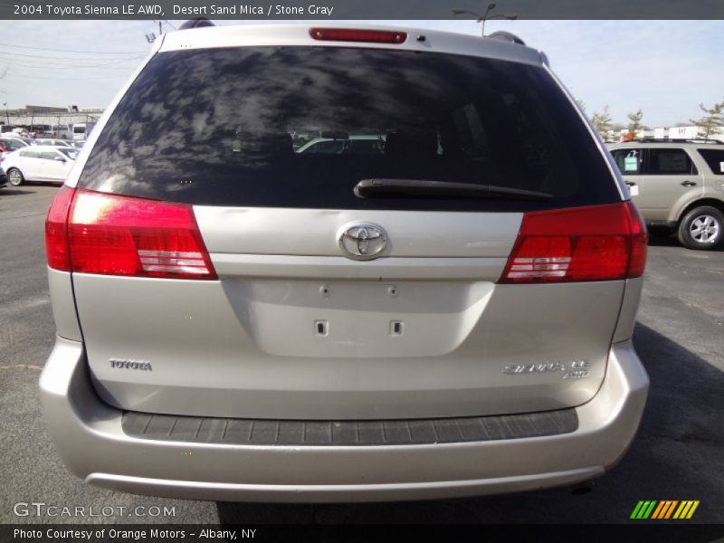 Desert Sand Mica / Stone Gray 2004 Toyota Sienna LE AWD