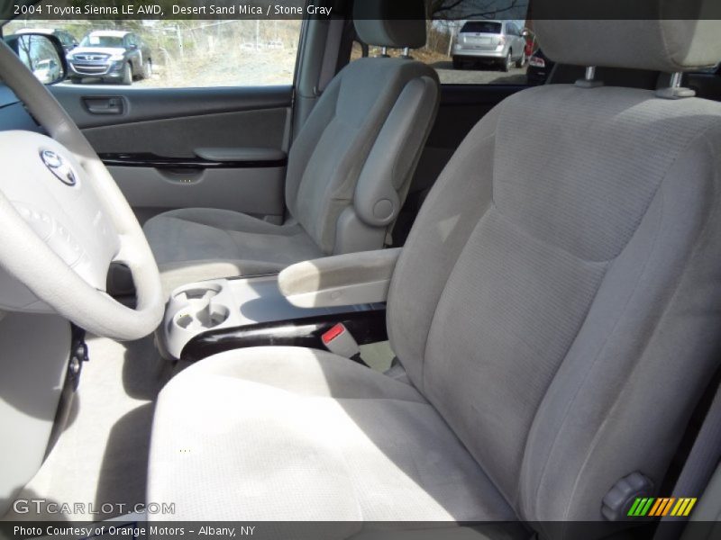 Desert Sand Mica / Stone Gray 2004 Toyota Sienna LE AWD
