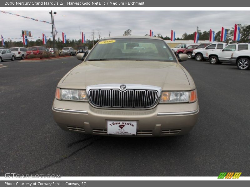 Harvest Gold Metallic / Medium Parchment 2000 Mercury Grand Marquis LS