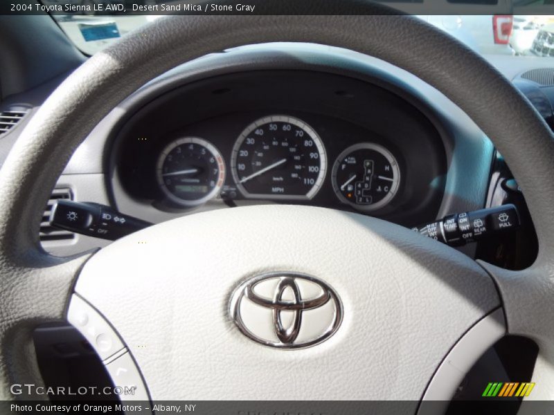 Desert Sand Mica / Stone Gray 2004 Toyota Sienna LE AWD