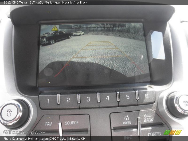 Merlot Jewel Metallic / Jet Black 2012 GMC Terrain SLT AWD