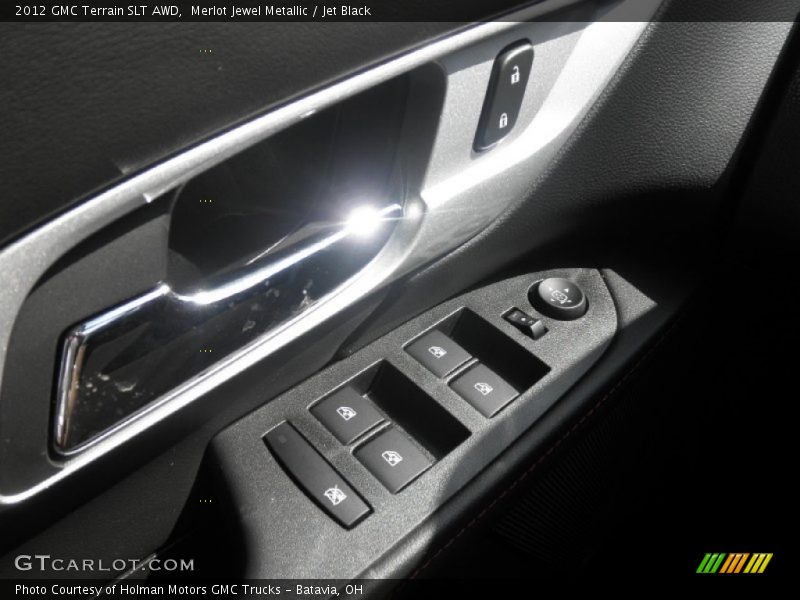 Merlot Jewel Metallic / Jet Black 2012 GMC Terrain SLT AWD