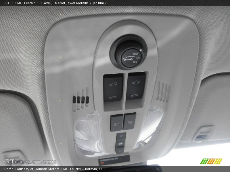 Merlot Jewel Metallic / Jet Black 2012 GMC Terrain SLT AWD