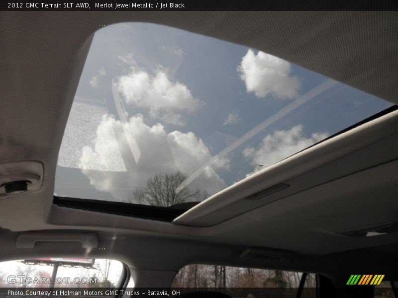 Merlot Jewel Metallic / Jet Black 2012 GMC Terrain SLT AWD