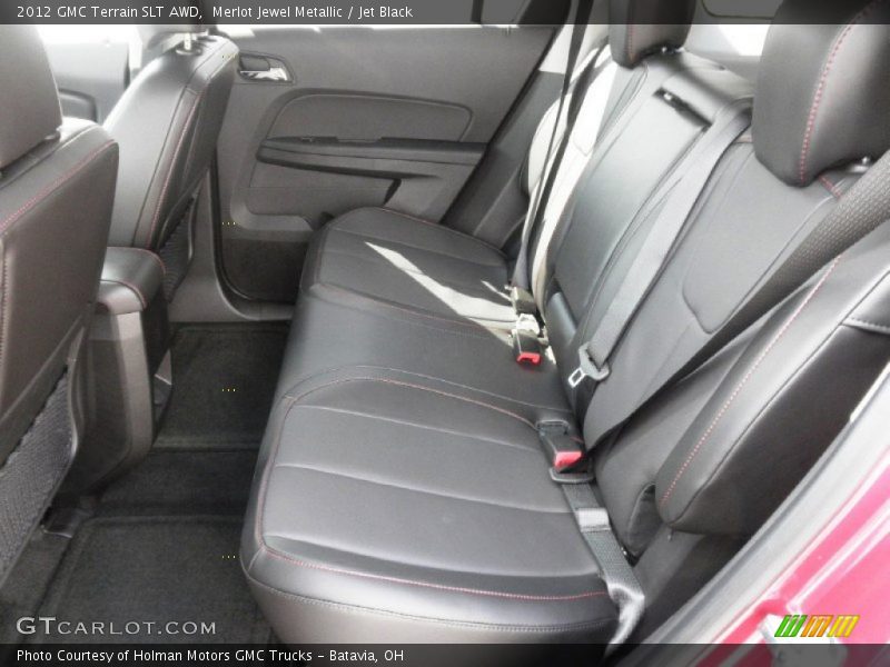 Merlot Jewel Metallic / Jet Black 2012 GMC Terrain SLT AWD
