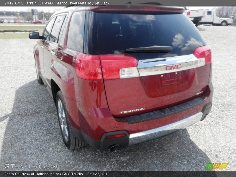 Merlot Jewel Metallic / Jet Black 2012 GMC Terrain SLT AWD
