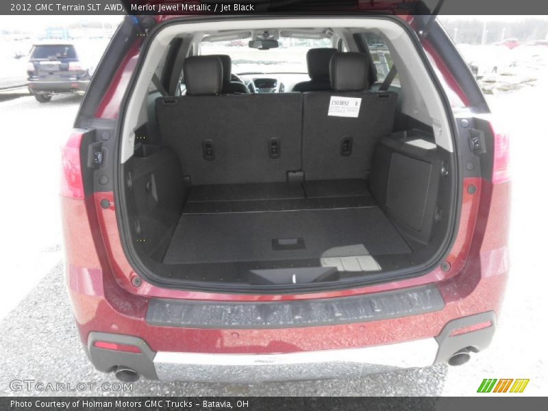 Merlot Jewel Metallic / Jet Black 2012 GMC Terrain SLT AWD