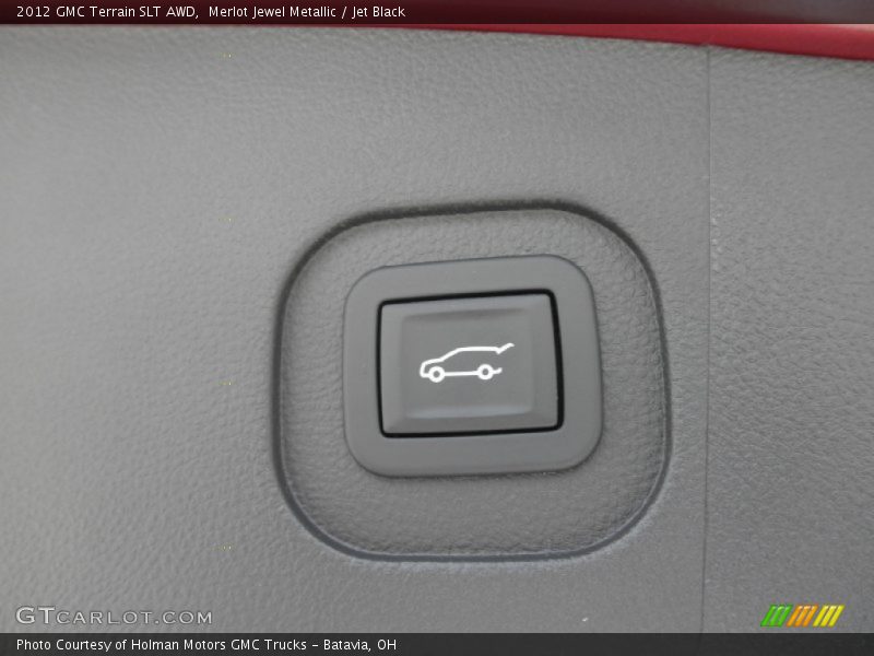 Merlot Jewel Metallic / Jet Black 2012 GMC Terrain SLT AWD