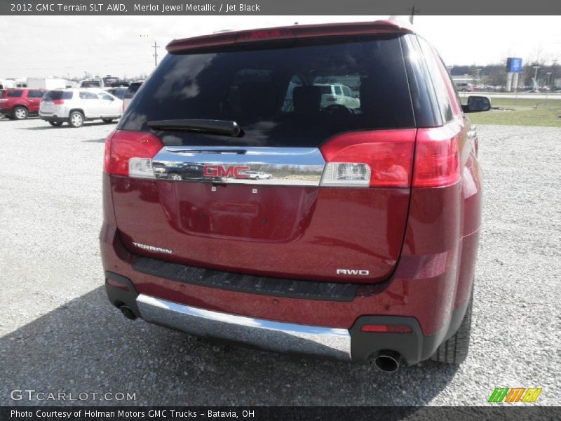 Merlot Jewel Metallic / Jet Black 2012 GMC Terrain SLT AWD