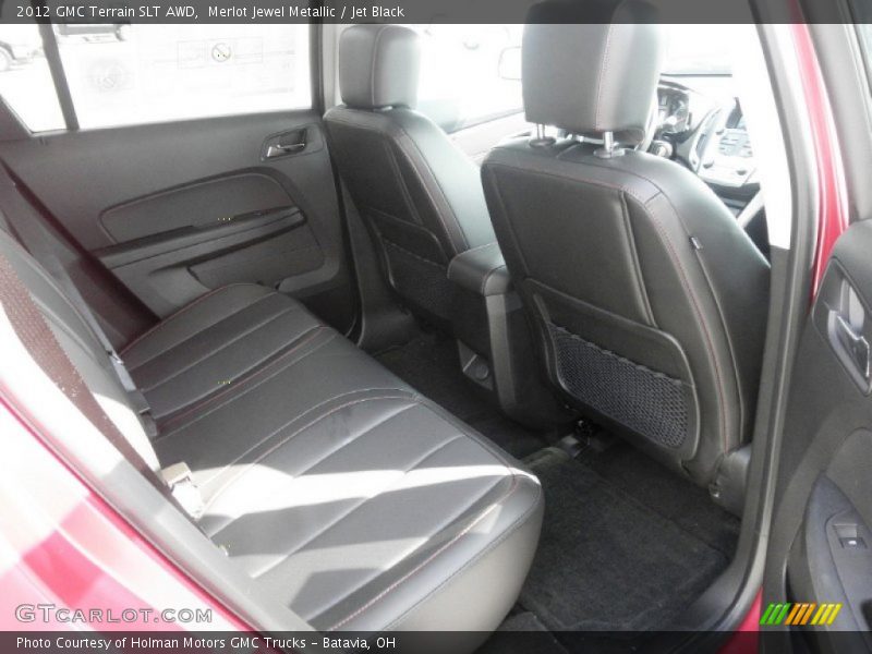 Merlot Jewel Metallic / Jet Black 2012 GMC Terrain SLT AWD