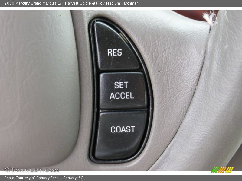 Harvest Gold Metallic / Medium Parchment 2000 Mercury Grand Marquis LS