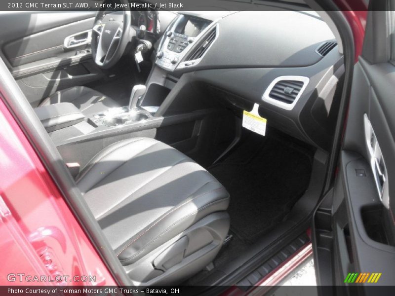 Merlot Jewel Metallic / Jet Black 2012 GMC Terrain SLT AWD