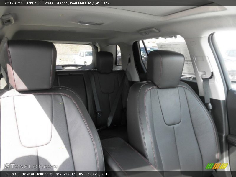 Merlot Jewel Metallic / Jet Black 2012 GMC Terrain SLT AWD