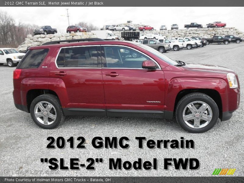 Merlot Jewel Metallic / Jet Black 2012 GMC Terrain SLE