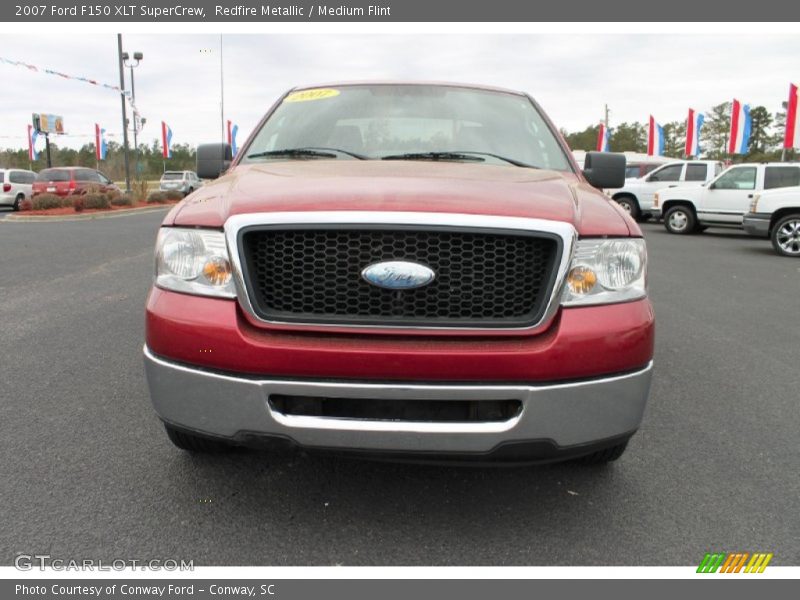 Redfire Metallic / Medium Flint 2007 Ford F150 XLT SuperCrew