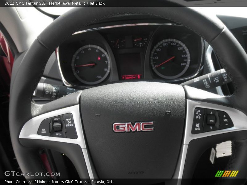 Merlot Jewel Metallic / Jet Black 2012 GMC Terrain SLE