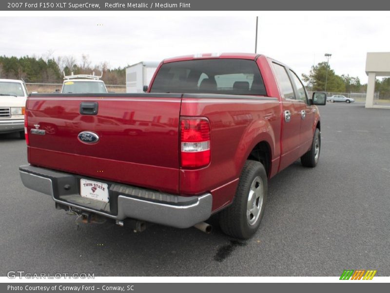 Redfire Metallic / Medium Flint 2007 Ford F150 XLT SuperCrew