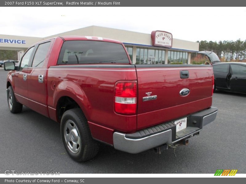 Redfire Metallic / Medium Flint 2007 Ford F150 XLT SuperCrew