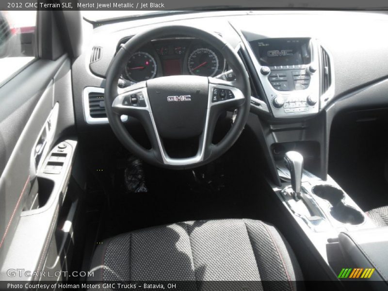 Merlot Jewel Metallic / Jet Black 2012 GMC Terrain SLE