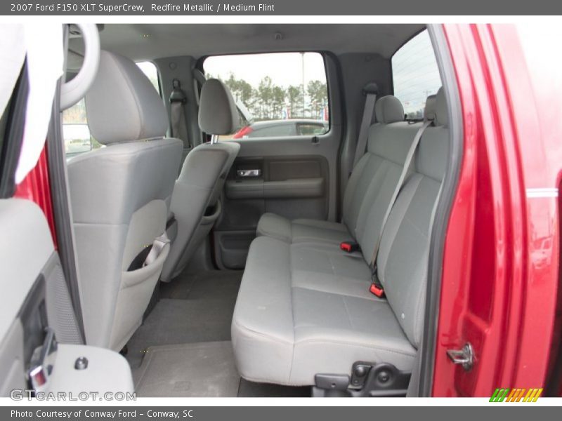 Rear Seat of 2007 F150 XLT SuperCrew