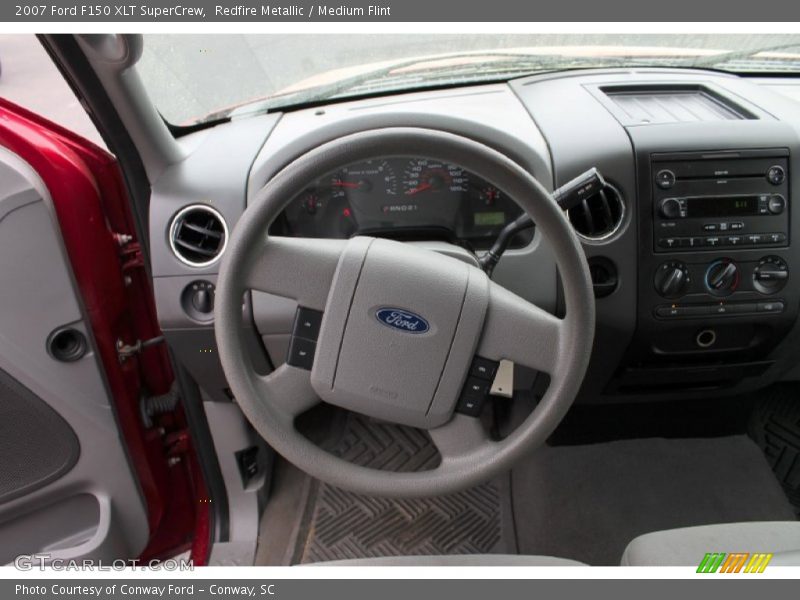Redfire Metallic / Medium Flint 2007 Ford F150 XLT SuperCrew