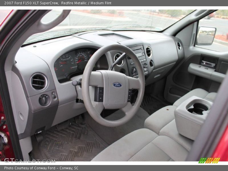 Medium Flint Interior - 2007 F150 XLT SuperCrew 