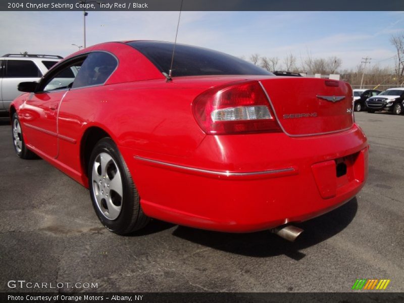 Indy Red / Black 2004 Chrysler Sebring Coupe