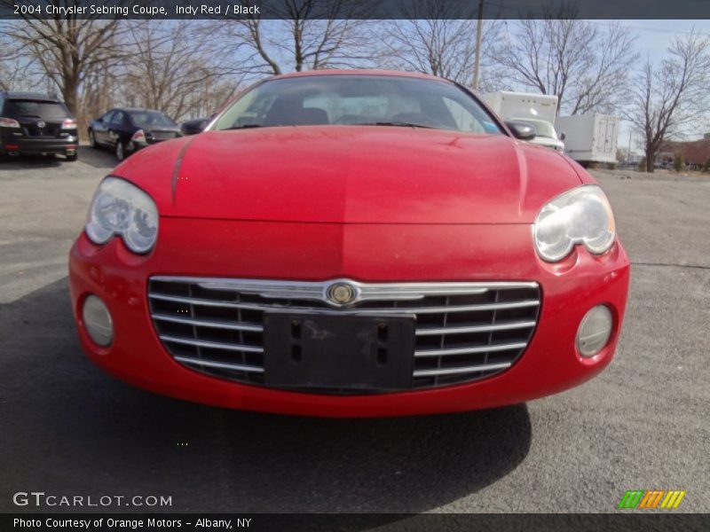 Indy Red / Black 2004 Chrysler Sebring Coupe