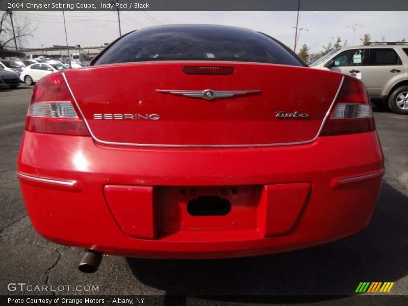 Indy Red / Black 2004 Chrysler Sebring Coupe