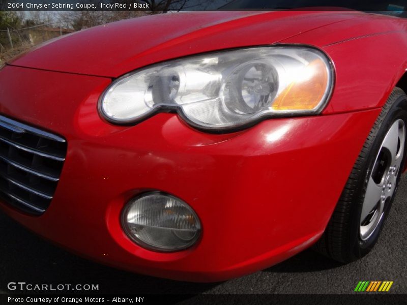 Indy Red / Black 2004 Chrysler Sebring Coupe