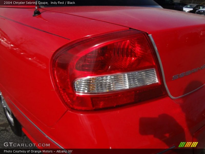 Indy Red / Black 2004 Chrysler Sebring Coupe