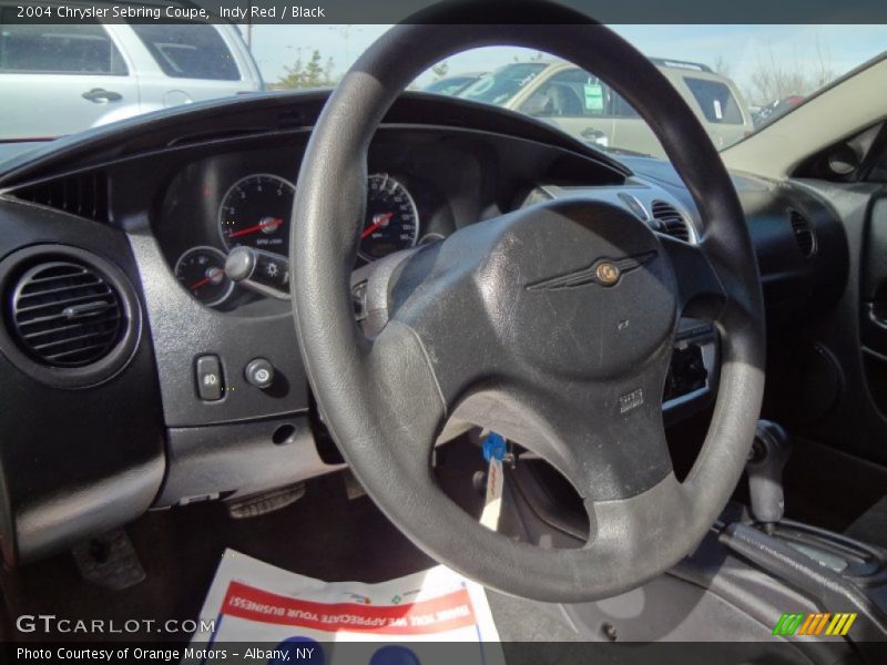 Indy Red / Black 2004 Chrysler Sebring Coupe