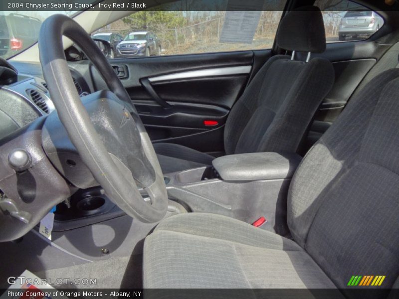 Indy Red / Black 2004 Chrysler Sebring Coupe