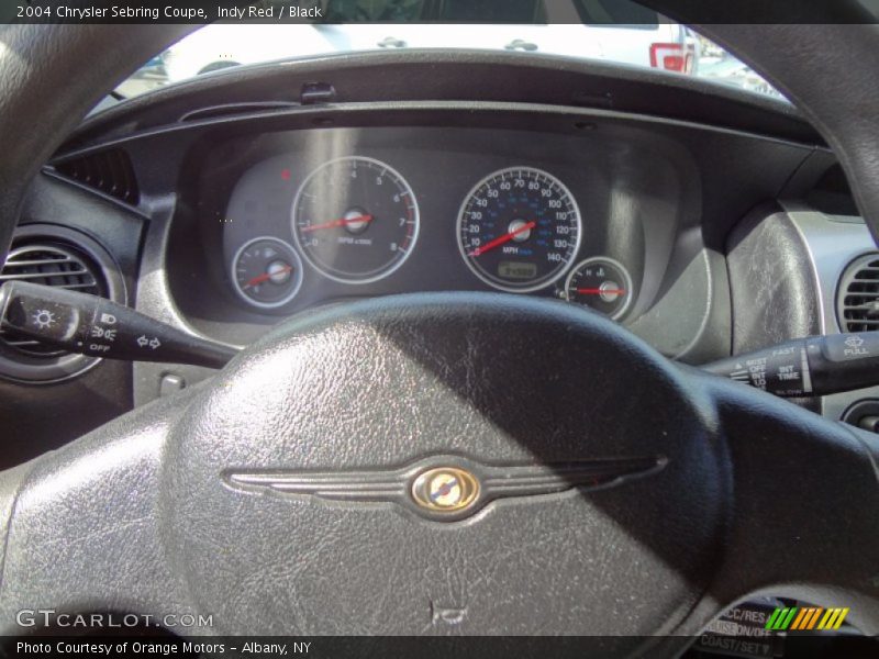 Indy Red / Black 2004 Chrysler Sebring Coupe