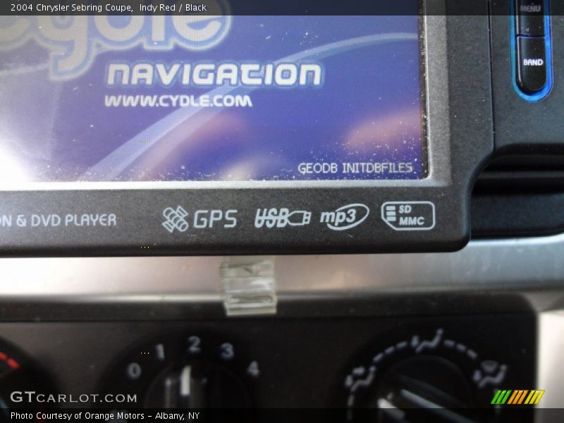 Indy Red / Black 2004 Chrysler Sebring Coupe