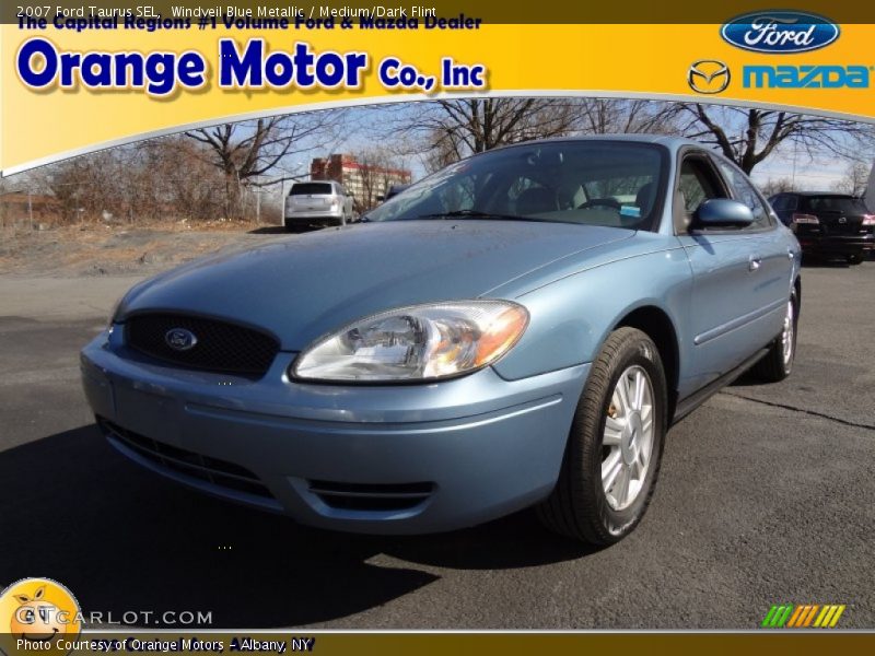 Windveil Blue Metallic / Medium/Dark Flint 2007 Ford Taurus SEL